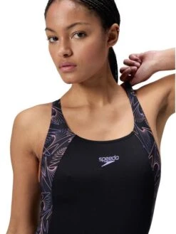 Speedo Hyperboom Splice Muscleback One Piece - Bright Peach -Swimmer Shop 1347018692 7