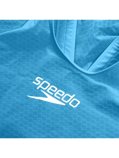 Speedo Fastskin LZR Pure Intent 2.0 Openback Kneeskin - Blue/Red/Snow 11 Speedo Fastskin LZR Pure Intent 2.0 Openback Kneeskin - Blue/Red/Snow - Image 9