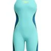 Speedo Fastskin LZR Pure Intent 2.0 Closedback Kneeskin - Arctic Glass -Swimmer Shop 1585618470