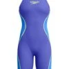 Speedo Fastskin LZR Pure Intent 2.0 Closedback Kneeskin - Deep Royal/Cobalt/Hyper Yellow -Swimmer Shop 1585618475