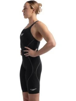 Speedo Fastskin LZR Pure Intent 2.0 Closedback Kneeskin - Black/Iridescent -Swimmer Shop 15856h618 2