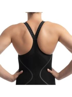 Speedo Fastskin LZR Pure Intent 2.0 Closedback Kneeskin - Black/Iridescent -Swimmer Shop 15856h618 7
