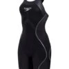 Speedo Fastskin LZR Pure Intent 2.0 Closedback Kneeskin - Black/Iridescent -Swimmer Shop 15856h618 9