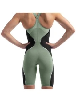 Speedo Fastskin LZR Pure Intent 2.0 Closeback Kneeskin - Country Green/Black/Iridescent -Swimmer Shop 15856h781 6