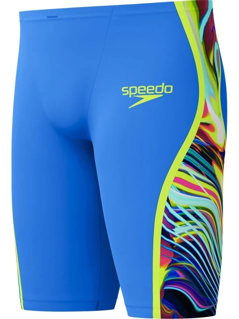 Speedo Fastskin LZR Pure Intent 2.0 Jammers - Molten Blur/Cobalt/Hyper Yellow 3 Speedo Fastskin LZR Pure Intent 2.0 Jammers - Molten Blur/Cobalt/Hyper Yellow