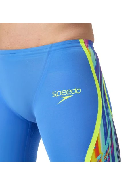 Speedo Fastskin LZR Pure Intent 2.0 Jammers - Molten Blur/Cobalt/Hyper Yellow 11 Speedo Fastskin LZR Pure Intent 2.0 Jammers - Molten Blur/Cobalt/Hyper Yellow - Image 9