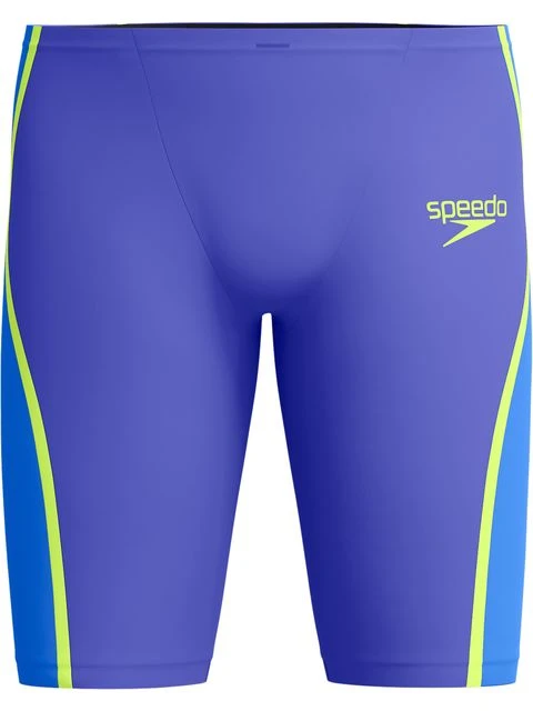 Speedo Fastskin LZR Pure Intent 2.0 Jammers - Deep Royal/Cobalt/Hyper Yellow 4 Speedo Fastskin LZR Pure Intent 2.0 Jammers - Deep Royal/Cobalt/Hyper Yellow - Image 2