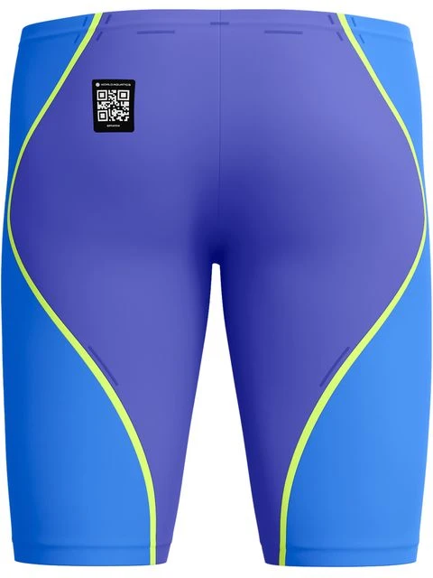 Speedo Fastskin LZR Pure Intent 2.0 Jammers - Deep Royal/Cobalt/Hyper Yellow 5 Speedo Fastskin LZR Pure Intent 2.0 Jammers - Deep Royal/Cobalt/Hyper Yellow - Image 3