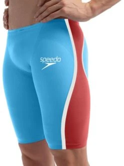 Speedo Fastskin LZR Pure Intent 2.0 Jammers - Blue/Red/Snow -Swimmer Shop 15857h779 7
