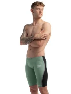 Speedo Fastskin LZR Pure Intent 2.0 Jammers - Green/Black/Iridescent -Swimmer Shop 15857h781 3 1