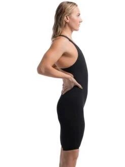 Speedo Fastskin LZR Pure Valor 2.0 Openback Kneeskin - Black 21 Speedo Fastskin LZR Pure Valor 2.0 Openback Kneeskin - Black -Swimmer Shop 158590001 3