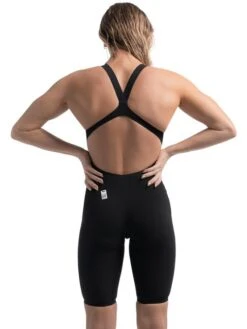 Speedo Fastskin LZR Pure Valor 2.0 Openback Kneeskin - Black 22 Speedo Fastskin LZR Pure Valor 2.0 Openback Kneeskin - Black -Swimmer Shop 158590001 4