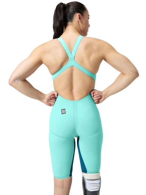 Speedo Fastskin LZR Pure Valor 2.0 Openback Kneeskin - Arctic Glass 7 Speedo Fastskin LZR Pure Valor 2.0 Openback Kneeskin - Arctic Glass - Image 5