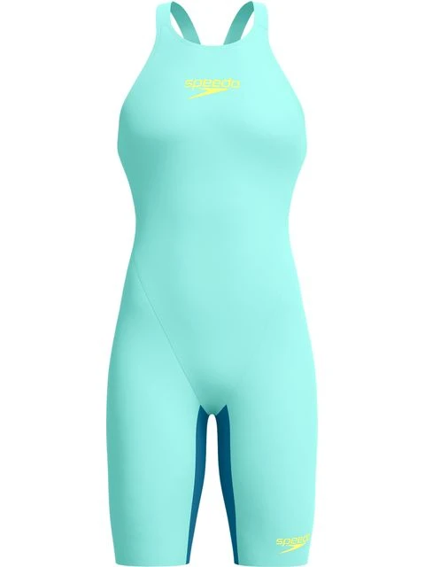 Speedo Fastskin LZR Pure Valor 2.0 Openback Kneeskin - Arctic Glass 3 Speedo Fastskin LZR Pure Valor 2.0 Openback Kneeskin - Arctic Glass