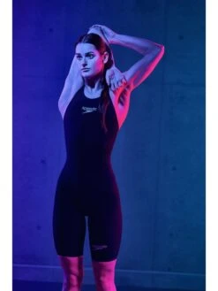 Speedo Fastskin LZR Pure Valor 2.0 Closedback Kneeskin - Black -Swimmer Shop 158600001 5