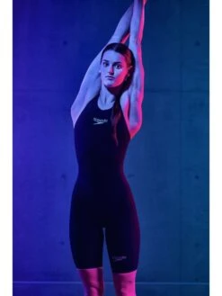 Speedo Fastskin LZR Pure Valor 2.0 Closedback Kneeskin - Black -Swimmer Shop 158600001 9