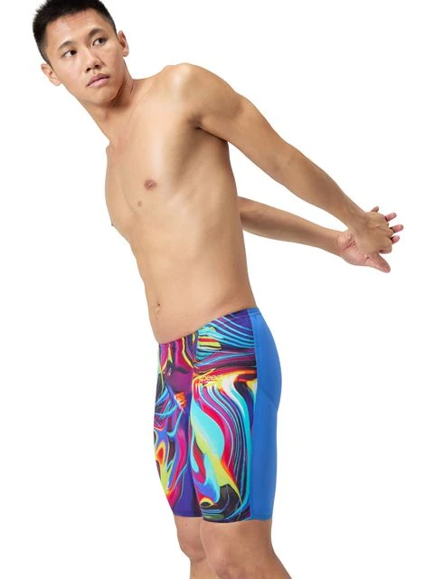 Speedo Fastskin LZR Pure Valor 2.0 Jammers - Molten Blur/Cobalt 7 Speedo Fastskin LZR Pure Valor 2.0 Jammers - Molten Blur/Cobalt - Image 5