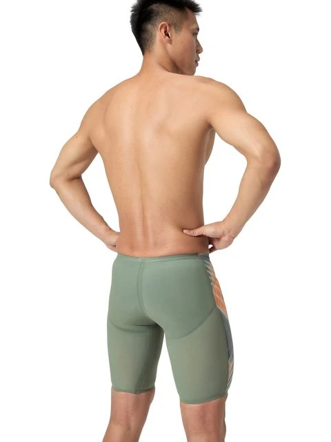 Speedo Fastskin LZR Pure Valor 2.0 Jammers - Green/Nectarine 7 Speedo Fastskin LZR Pure Valor 2.0 Jammers - Green/Nectarine - Image 5