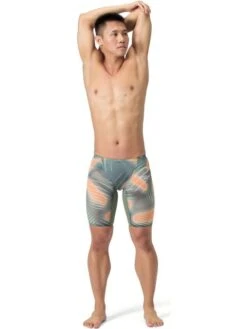 Speedo Fastskin LZR Pure Valor 2.0 Jammers - Green/Nectarine 16 Speedo Fastskin LZR Pure Valor 2.0 Jammers - Green/Nectarine -Swimmer Shop 15861h786 5