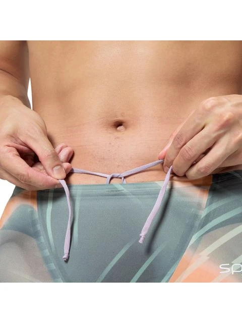 Speedo Fastskin LZR Pure Valor 2.0 Jammers - Green/Nectarine 9 Speedo Fastskin LZR Pure Valor 2.0 Jammers - Green/Nectarine - Image 7