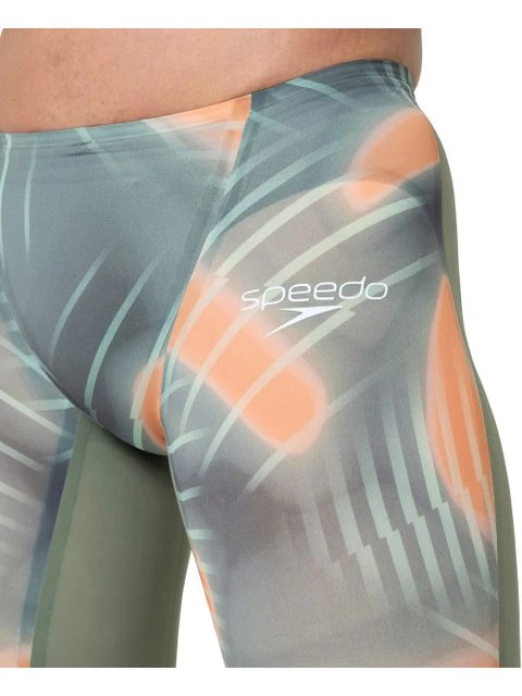 Speedo Fastskin LZR Pure Valor 2.0 Jammers - Green/Nectarine 10 Speedo Fastskin LZR Pure Valor 2.0 Jammers - Green/Nectarine - Image 8