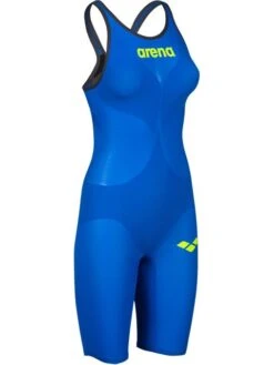 Arena Powerskin Carbon Air 2 Kneelength - Blue/Grey/Yellow -Swimmer Shop arena powerskin carbon air 2 kneelength blue grey yellow 001128 853 7