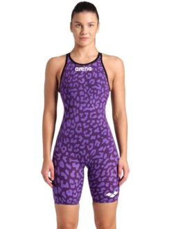 Arena Powerskin Carbon Air 2 Openback Kneeskin - Leopard Violet 15 Arena Powerskin Carbon Air 2 Openback Kneeskin - Leopard Violet -Swimmer Shop arena powerskin carbon air 2 openback kneeskin leopard violet 006341 877 4