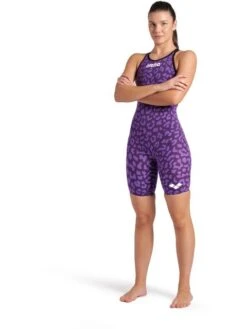 Arena Powerskin Carbon Air 2 Openback Kneeskin - Leopard Violet 18 Arena Powerskin Carbon Air 2 Openback Kneeskin - Leopard Violet -Swimmer Shop arena powerskin carbon air 2 openback kneeskin leopard violet 006341 877 7