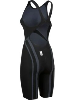 Arena Powerskin Carbon Core FX Open Back Kneelength - Black/Gold -Swimmer Shop arena powerskin carbon core fx kneelength black gold 003655 105 3