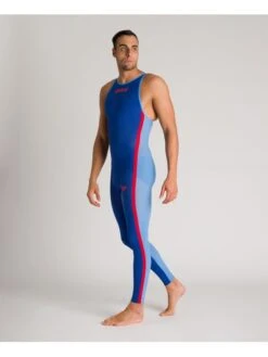Arena Powerskin R-Evo+ Full Body Closed Back Open Water Mens Suit - Blue -Swimmer Shop arena powerskin r evo closed back full body open water mens suit blue 27912 730 3