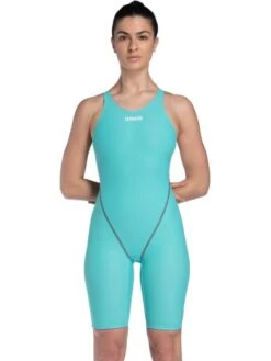 Arena Powerskin ST NEXT Kneelength - Aquamarine -Swimmer Shop arena powerskin st next kneelength aquamarine 005873 681 8
