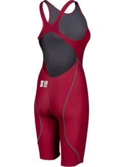 Arena Powerskin ST NEXT Kneelength - Deep Red -Swimmer Shop arena powerskin st next kneelength deep red 005873 401 8
