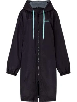 Zoggs Pool Parka - Black/Mint