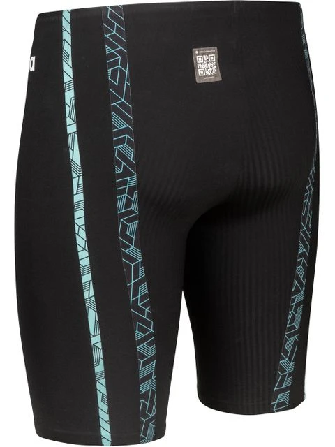 Arena Powerskin Primo Jammers - Black/Teal 5 Arena Powerskin Primo Jammers - Black/Teal - Image 3
