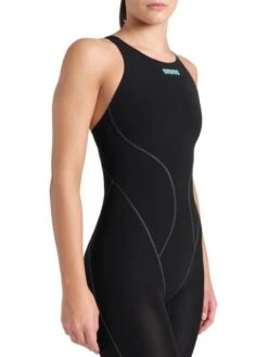 Arena Powerskin Impulso Kneeskin - Black/Teal -Swimmer Shop teal 008603 100 6