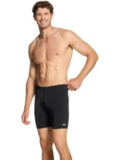 Zoggs Cottesloe Mid Jammers - Black -Swimmer Shop zoggs cottesloe mid jammers black 462905 bk 2