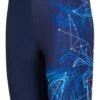 Zoggs Mid Jammers - Spike Blue -Swimmer Shop zoggs mid jammers spike blue 463402 spkb