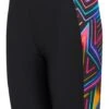 Zoggs Panelled Mid Jammers - Reactor -Swimmer Shop zoggs panelled mid jammers reactor 463416 reaf
