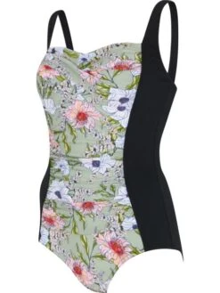 Zoggs Ruched Front One Piece - Freesia