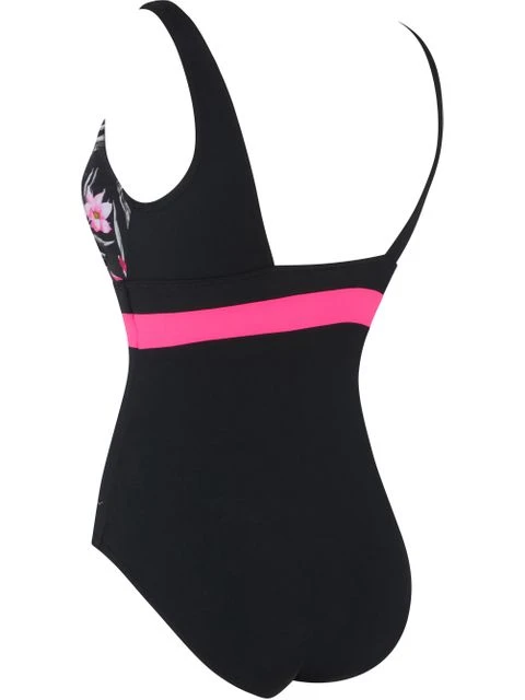 Zoggs Squareback One Piece - Safari Leaf 4 Zoggs Squareback One Piece - Safari Leaf - Image 2