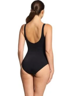 Zoggs Wrap Front One Piece - Safari Leaf -Swimmer Shop zoggs wrap front one piece safari leaf 462311 safa 2